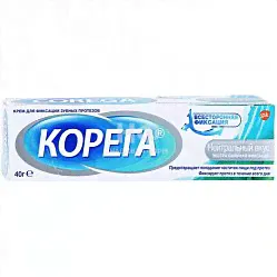 Корега крем д/фиксации з/протезов 40 г нейтральный вкус в Тамбове-0