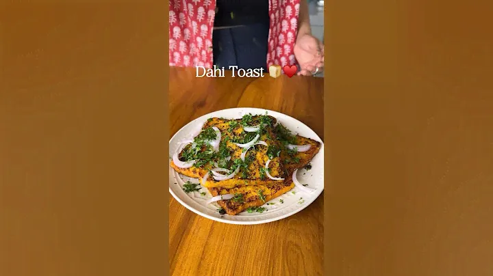 My Most Viral Recipe Of The Year ~ Dahi Toast 😍